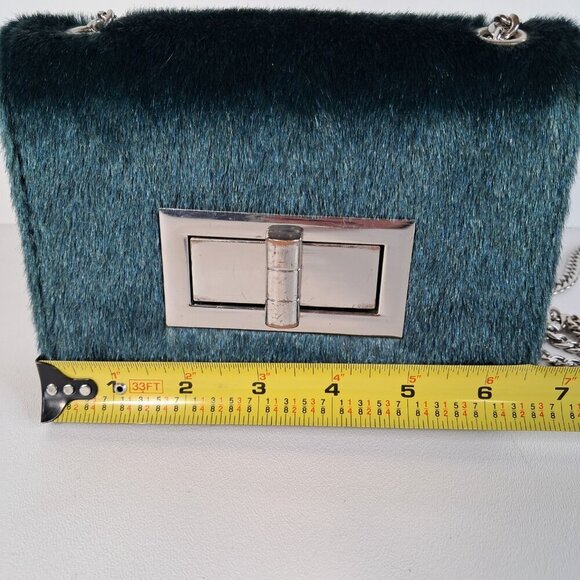 Free People Prospect Vegan Green Crossbody Bag Chain Strap - Picture 12 of 16